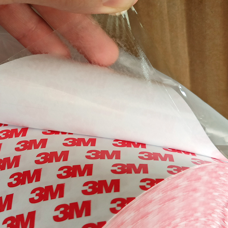 原装3MGI605透明PET双面胶带耐高温铭牌电子仪器零件手机屏幕粘接