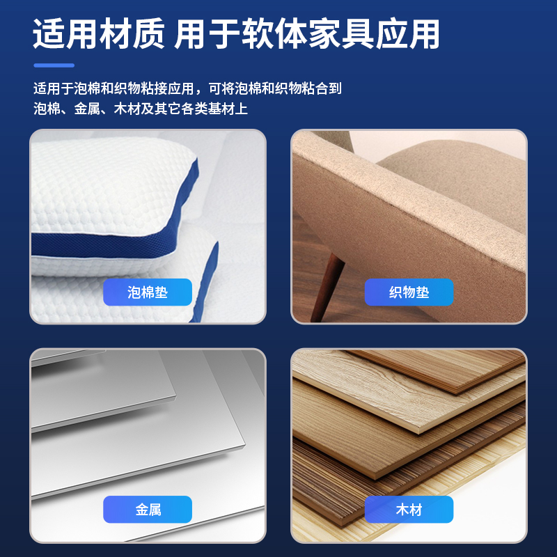 3M 24海绵喷胶橙色强力胶水金属木材织物家用工业胶水24#家具胶水