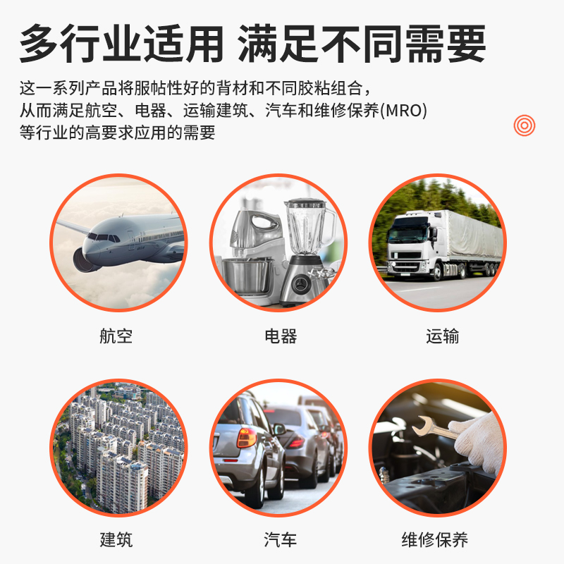 3M427铝箔管道防水密封胶带耐高温电子屏蔽电镀导热导电反光胶带